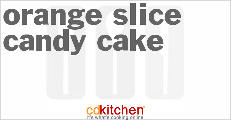 Orange Slice Candy Cake - CDKitchen.com