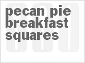 recipe for pecan pie breakfast squares
