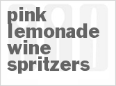 recipe for pink lemonade wine spritzers