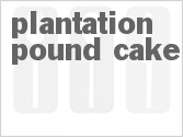recipe for plantation pound cake