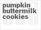 recipe for pumpkin-buttermilk cookies
