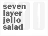 recipe for seven layer jello salad