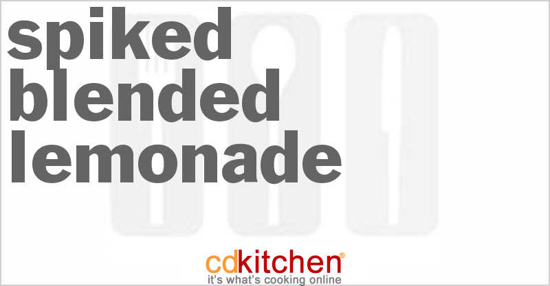 Spiked Blended Lemonade - CDKitchen.com