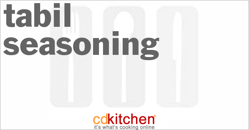 Tabil Seasoning - CDKitchen.com