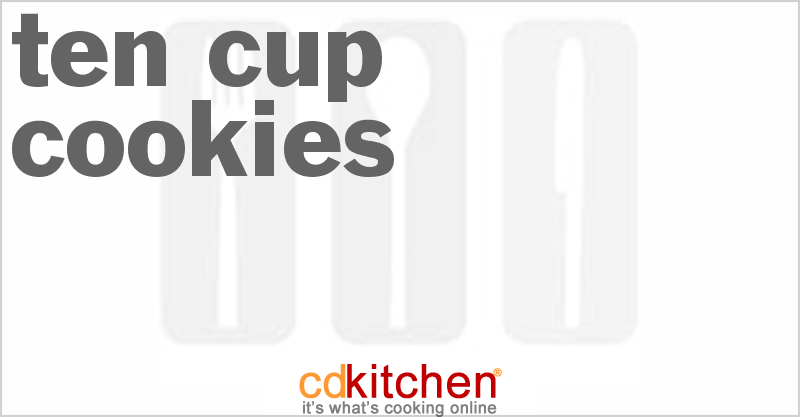 Ten Cup Cookies - CDKitchen.com