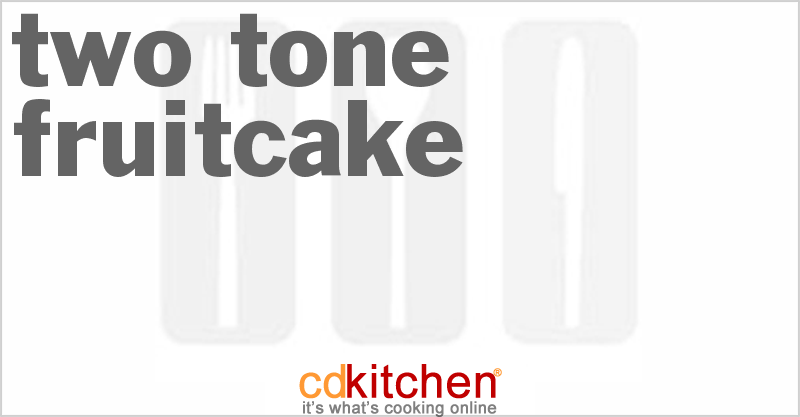 Two-Tone Fruitcake - CDKitchen.com