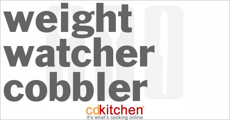 Weight Watcher Cobbler - CDKitchen.com