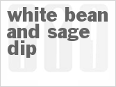 recipe for white bean and sage dip