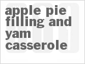 recipe for apple pie filling and yam casserole