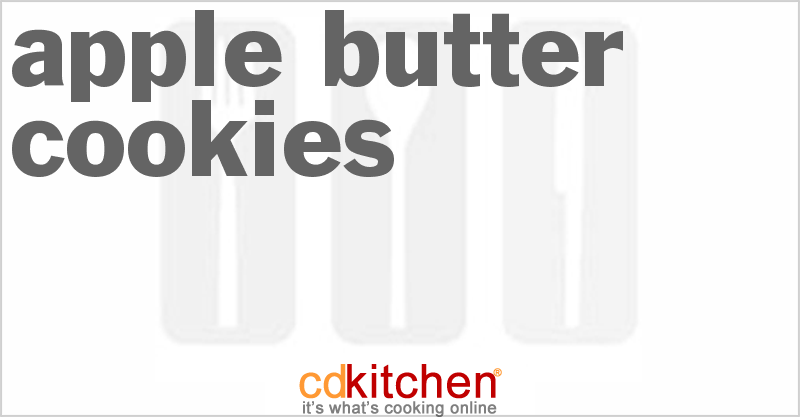 Apple Butter Cookies - CDKitchen.com