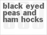 recipe for slow cooker black-eyed peas and ham hocks