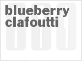 recipe for blueberry clafoutti