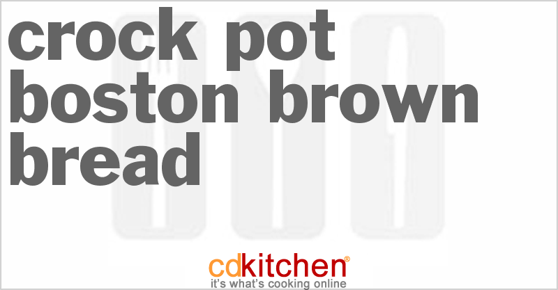 Boston Brown Bread - CDKitchen.com