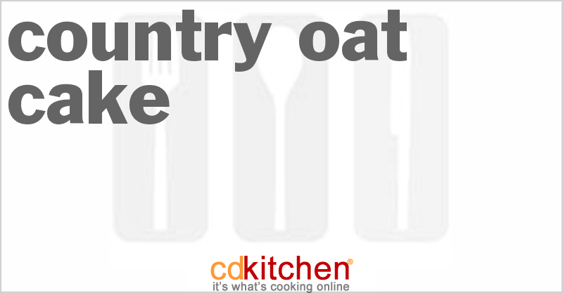 Country Oat Cake - CDKitchen.com