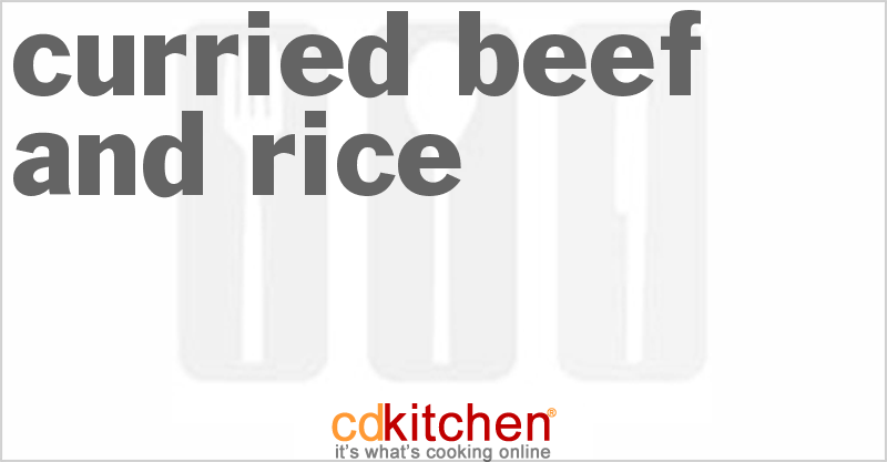 Curried Beef And Rice - CDKitchen.com
