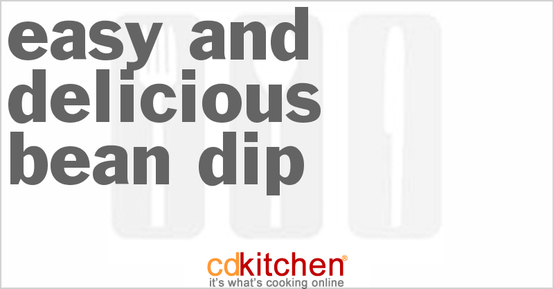 Easy and Delicious Bean Dip - CDKitchen.com