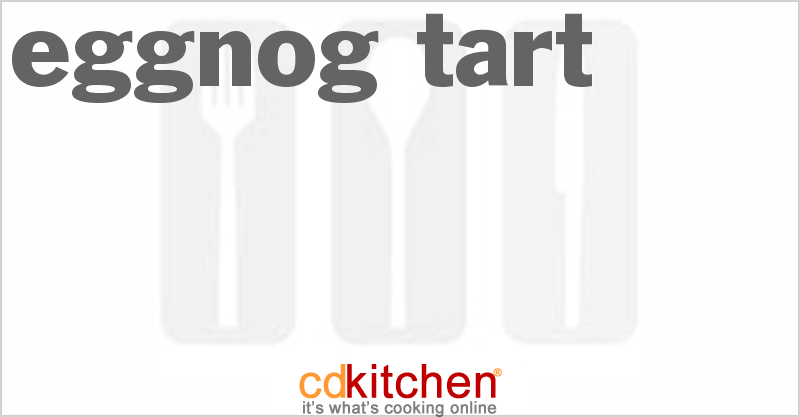 Eggnog Tart - CDKitchen.com