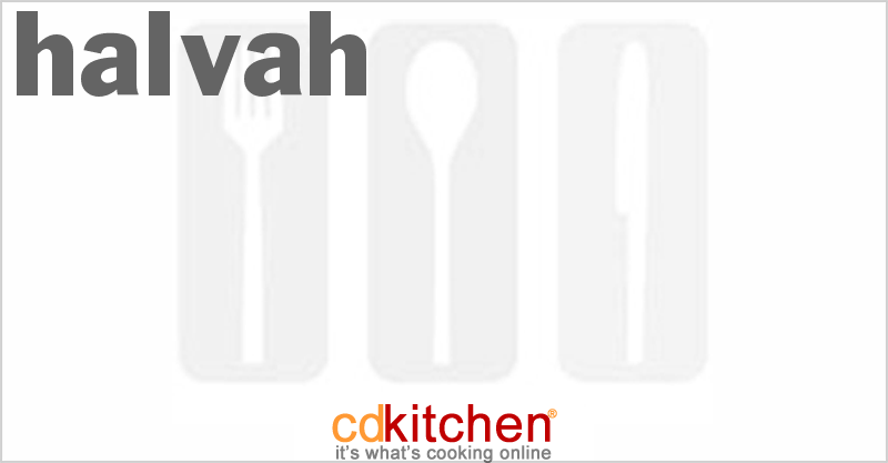 Halvah - CDKitchen.com
