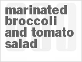 recipe for marinated broccoli and tomato salad