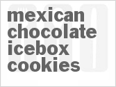 recipe for mexican chocolate icebox cookies