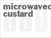 recipe for microwaved custard