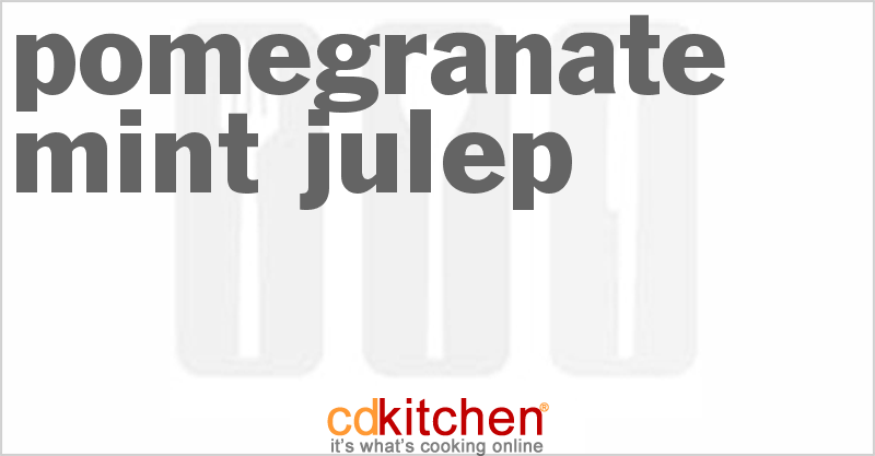 Pomegranate Mint Julep - CDKitchen.com