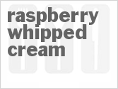 recipe for raspberry whipped cream