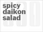 recipe for spicy daikon salad