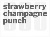 recipe for strawberry champagne punch