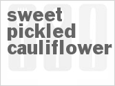 recipe for sweet-pickled cauliflower