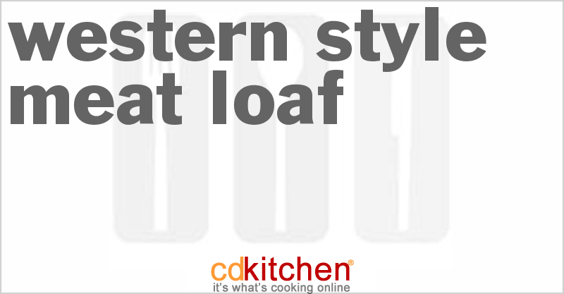 Western-Style Meat Loaf - CDKitchen.com