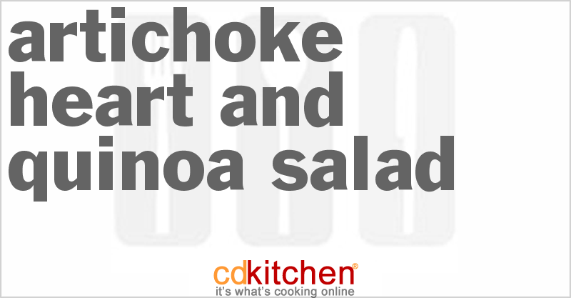 Artichoke Heart And Quinoa Salad - CDKitchen.com