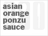 recipe for asian orange ponzu sauce