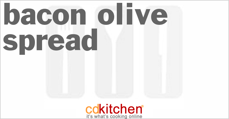 Bacon Olive Spread - CDKitchen.com