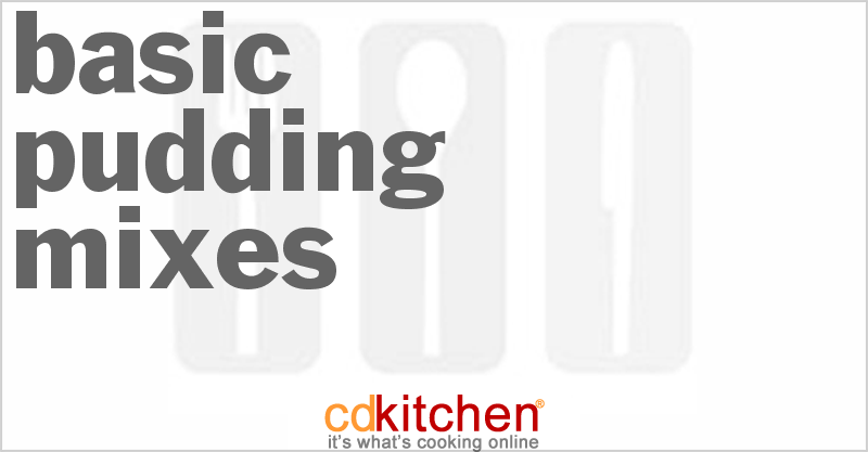Basic Pudding Mixes - CDKitchen.com