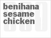 recipe for benihana sesame chicken