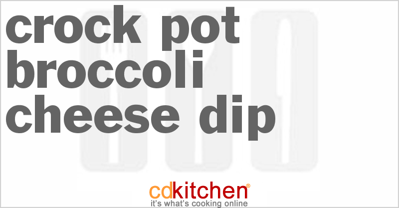Broccoli Cheese Dip - CDKitchen.com