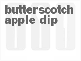 recipe for butterscotch apple dip