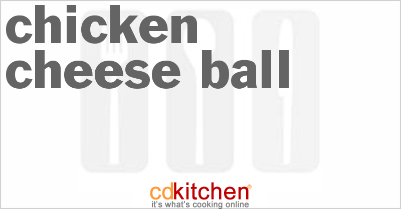 Chicken Cheese Ball - CDKitchen.com