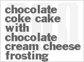 recipe for chocolate coke cake with chocolate cream cheese frosting