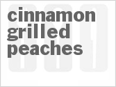 recipe for cinnamon grilled peaches