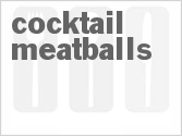 recipe for cocktail meatballs