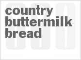 recipe for country buttermilk bread