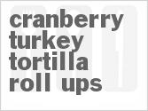 recipe for cranberry turkey tortilla roll-ups