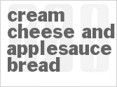 recipe for cream cheese and applesauce bread