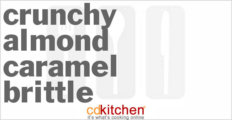 Crunchy Almond Caramel Brittle - CDKitchen.com