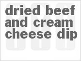 recipe for dried beef and cream cheese dip