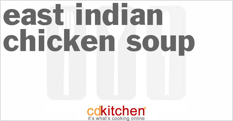 East Indian Chicken Soup - CDKitchen.com