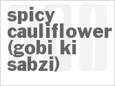 recipe for spicy cauliflower (gobi ki sabzi)