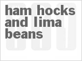 recipe for slow cooker ham hocks and lima beans